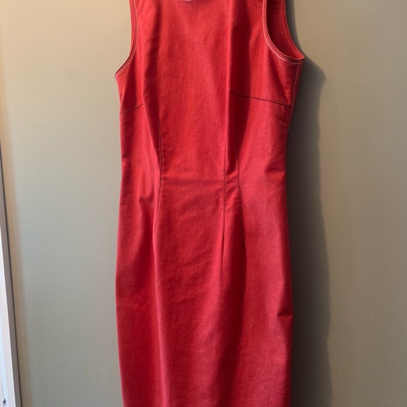 ETCETERA Red ZIP Down Dress - Picture 2 of 5